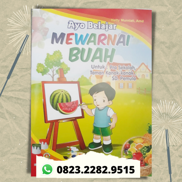 Buku TK Mewarnai